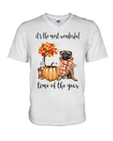 The Most Wonderful Time - Pug Limited Classic T-Shirt - Guys V-Neck - Unisex Long Sleeve