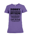 My Freaking Awesome Boyfriend T-Shirt - Ladies Flowy Tank - Ladies Tee