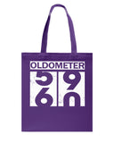 Oldometer 59 60 Tote Bag - Guys Tee - Basketweave Tote Bag