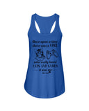 A Girl Who Really Loved Cats And Games - Unisex Tank Top - Ladies Flowy Tank