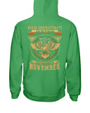 Never Underestimate A November Man T-Shirt - Hoodie - Guys V-Neck