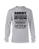 My Freaking Awesome Boyfriend T-Shirt - Unisex Long Sleeve