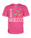 I Love Ukulele Limited Classic T-Shirt - Guys V-Neck - Mug