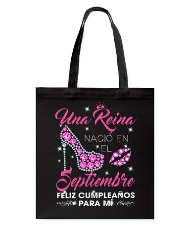 Una Reina Septiembre T-Shirt - Basketweave Tote Bag - Mug