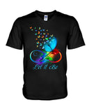 Let It Be Coloful Butterfly Limited Classic T-Shirt - Guys V-Neck - Mug