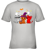 Halloween Cute Cats T-Shirt - Youth Tee - Baby Onesie