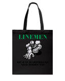 Football - Linemen Limited Classic T-Shirt - Guys V-Neck - Basketweave Tote Bag