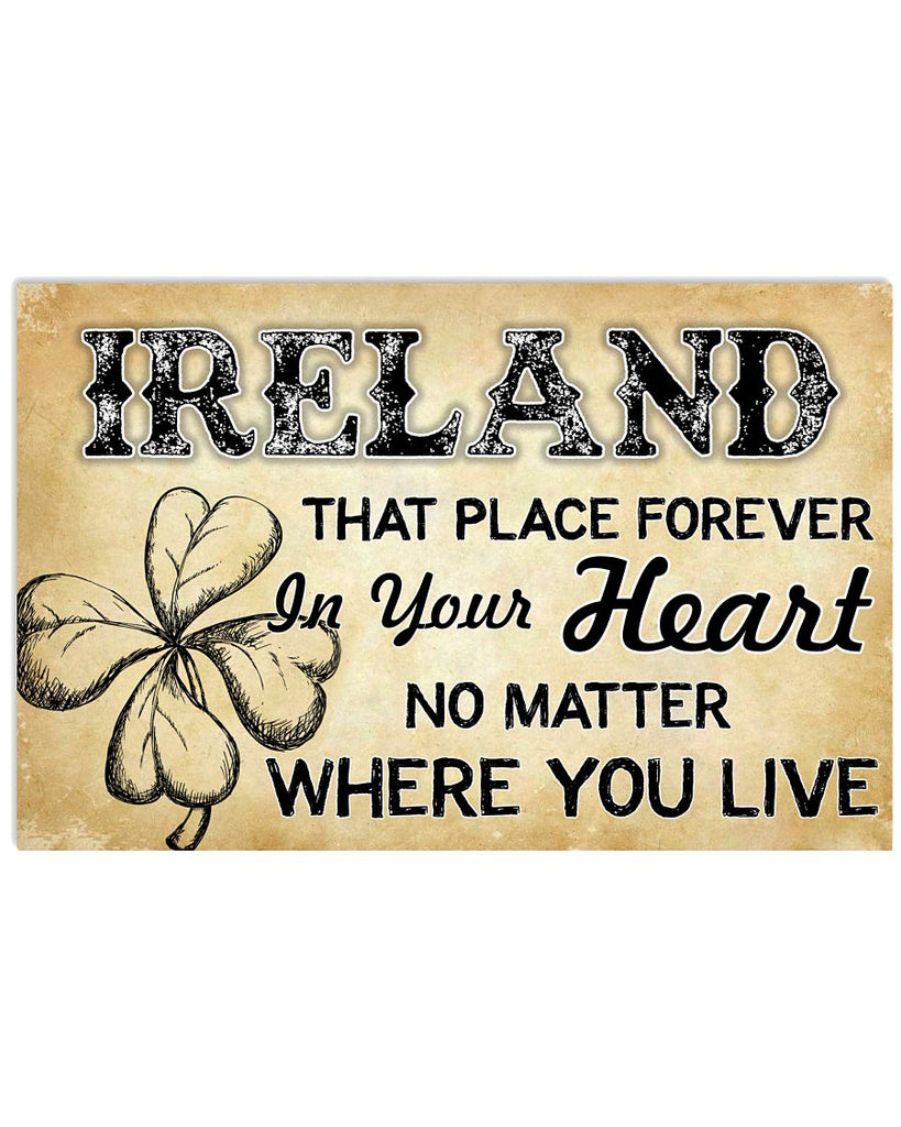 Ireland That Place Forever In Your Heart Horizontal Poster