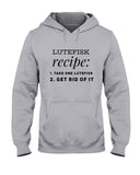 Lutefisk Recipe T-Shirt - Ladies Flowy Tank - Hoodie