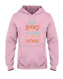 Librarian - Books - The Original Handheld Device T-Shirt - Hoodie - Guys V-Neck