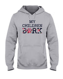 Dog Footprint- My Children Bark Limited Classic T-Shirt - Hoodie - Guys V-Neck