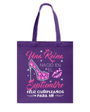 Una Reina Septiembre T-Shirt - Basketweave Tote Bag - Mug