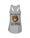Owl- Look On My Face Limited Classic T-Shirt - Ladies Flowy Tank - Youth Tee