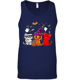 Halloween Cute Cats T-Shirt - Unisex Tank Top - Ladies Flowy Tank