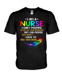 I Am A Nurse Tote Bag - Hoodie - Guys V-Neck