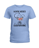 Horse Kisses Fix Everything - Hoodie - Ladies Tee