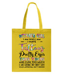 October Girl Have Tatoos Pretty Eyes Limited Classic T-Shirt - Basketweave Tote Bag - Mug