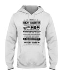 January Girl - Lucky Daughter Was Raised By Awesome Mom T-Shirt - Hoodie - Guys V-Neck