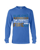 Blue Eye Hedhead The Perfect Blend Of Fire And Ice Limited Classic T- Shirt - Guys V-Neck - Unisex Long Sleeve