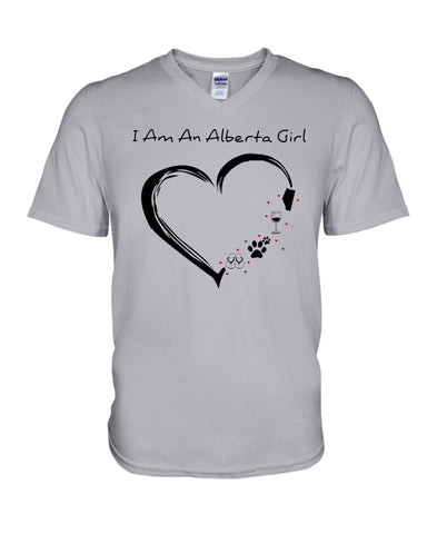 I Am An Alberta Girl Limited Classic T-Shirt - Guys V-Neck - Mug