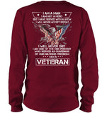 Flag Eagle Vetern Hero Limited Classic T-Shirt - Guys Tee - Unisex Long Sleeve