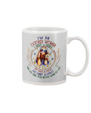 October Woman Has 3 Sides T-Shirt - Basketweave Tote Bag - Mug