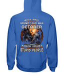 An October Grumpy Old Man Limited Classic T- Shirt - Hoodie - Guys V-Neck