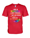 I Am A Principal Tote Bag - Hoodie - Guys V-Neck