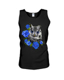 Cute  Owl With Blue Roses Classic Tee - Sweatshirt - Unisex Tank Top