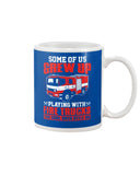 Grew Up Playing With Fire Trucks Tote Bag - Mug