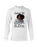 September Girl If My Mouth Doesn't Say It My Face Definitely Will Classic T-Shirt - Guys V-Neck - Unisex Long Sleeve