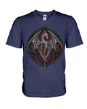 Dragon Crest Limited Classic T- Shirt - Guys V-Neck - Basketweave Tote Bag