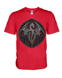 Dragon Crest Limited Classic T- Shirt - Guys V-Neck - Basketweave Tote Bag