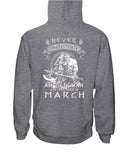 Never Underestimate A March Old Man Limited Classic T-Shirt - Hoodie