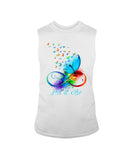 Let It Be Coloful Butterfly Limited Classic T-Shirt - Guys Tee - Unisex Long Sleeve