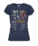 53 Years Of Santana Limited Classic T-Shirt - Ladies V-Neck