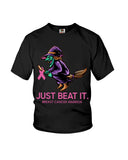 Just Beat It- Breast Cancer Awareness Limited Classic T- Shirt - Ladies Flowy Tank - Youth Tee