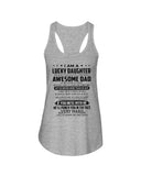 Lucky Daughter - Awesome Dad August T-Shirt - Unisex Tank Top - Ladies Flowy Tank