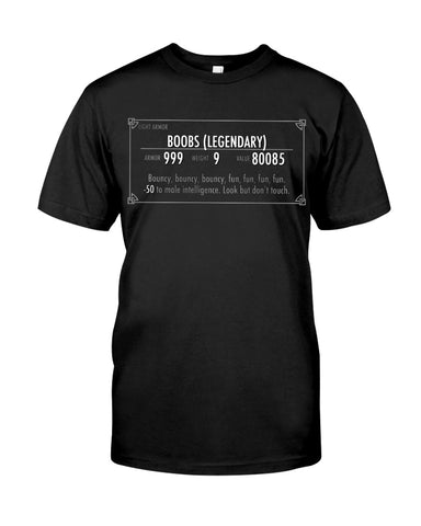 Legendary Boobs Limited Classic T-Shirt - Guys Tee - Unisex Long Sleeve