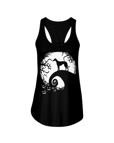 Halloween Greyhound Tote Bag - Ladies Flowy Tank - Youth Tee