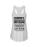 My Freaking Awesome Boyfriend T-Shirt - Ladies Flowy Tank - Ladies Tee