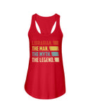 Librarian -The Man-The Myth- The Lengend Tote Bag - Unisex Tank Top - Ladies Flowy Tank