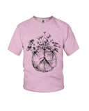 Hippie Peace Sign And Mushroom  Limited Classic T-Shirt - Ladies Flowy Tank - Youth Tee