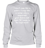 I Cuss Like A Nurse Limited Classic T-Shirt - Ladies Flowy Tank - Unisex Long Sleeve