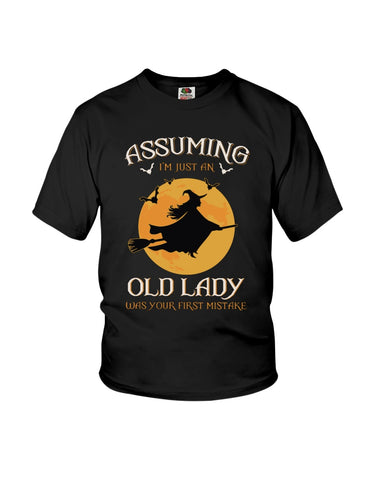 An Old Lady Witch Limited Classic T-Shirt - Youth Tee - Ladies Tee