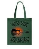 Free My Sould In Your Rock And Roll Limited Classic T-Shirt - Guys V-Neck - Basketweave Tote Bag