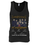 Evanescence 25Th Anniversary T-Shirt - Unisex Long Sleeve - Unisex Tank Top