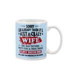 Sexy And Crazy Wife T-Shirt - Guys V-Neck - Mug
