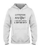 Lutefisk Recipe T-Shirt - Ladies Flowy Tank - Hoodie