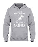 I Am Not Ani Social I'd Just Running Limited Classic T-Shirt - Hoodie - Ladies Tee